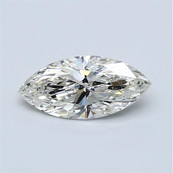 0.50 Carat Marquise Loose Diamond, J, SI1, Ideal, GIA Certified | Thumbnail