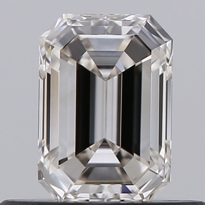 0.42 Carat Emerald Loose Diamond, J, VVS2, Super Ideal, GIA Certified