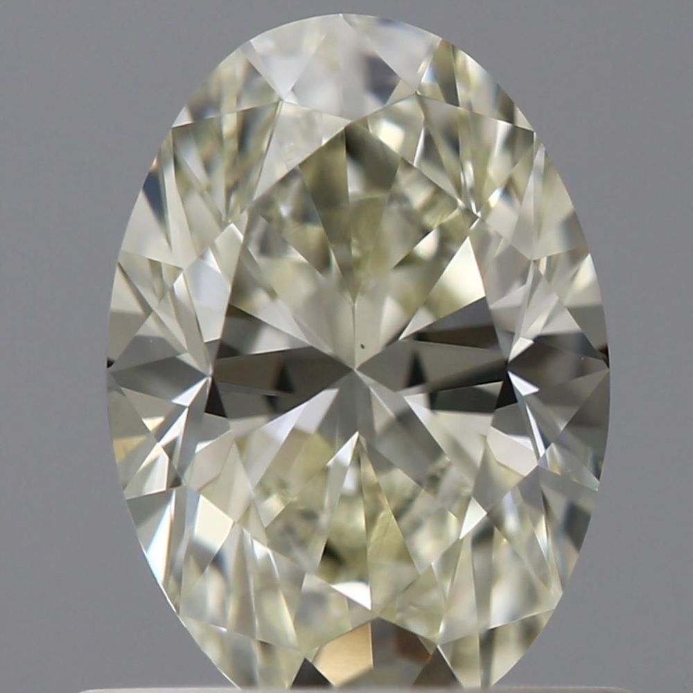 0.71 Carat Oval Loose Diamond, N, VS1, Ideal, GIA Certified | Thumbnail