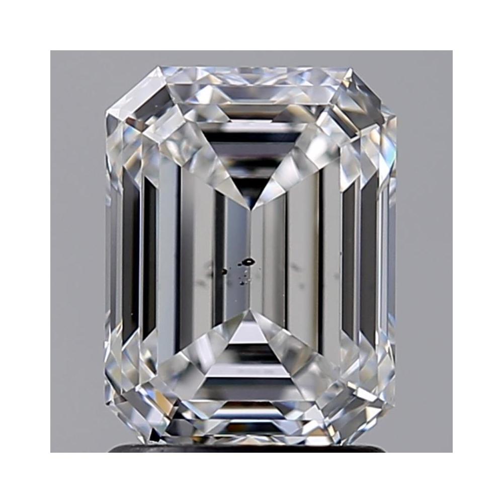 1.84 Carat Emerald Loose Diamond, E, SI1, Ideal, GIA Certified | Thumbnail