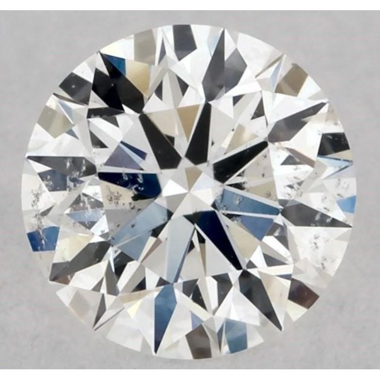 0.34 Carat Round Loose Diamond, E, SI2, Super Ideal, GIA Certified