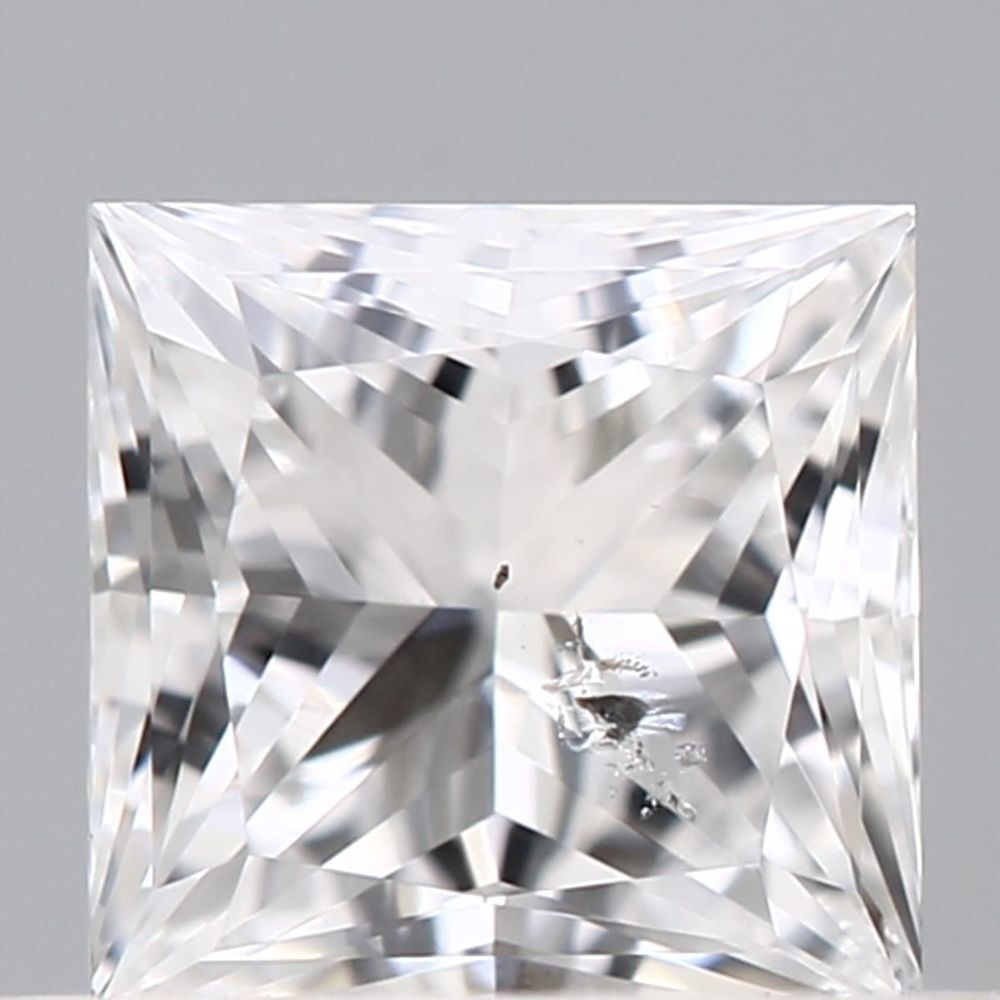 0.43 Carat Princess Loose Diamond, E, I1, Ideal, GIA Certified