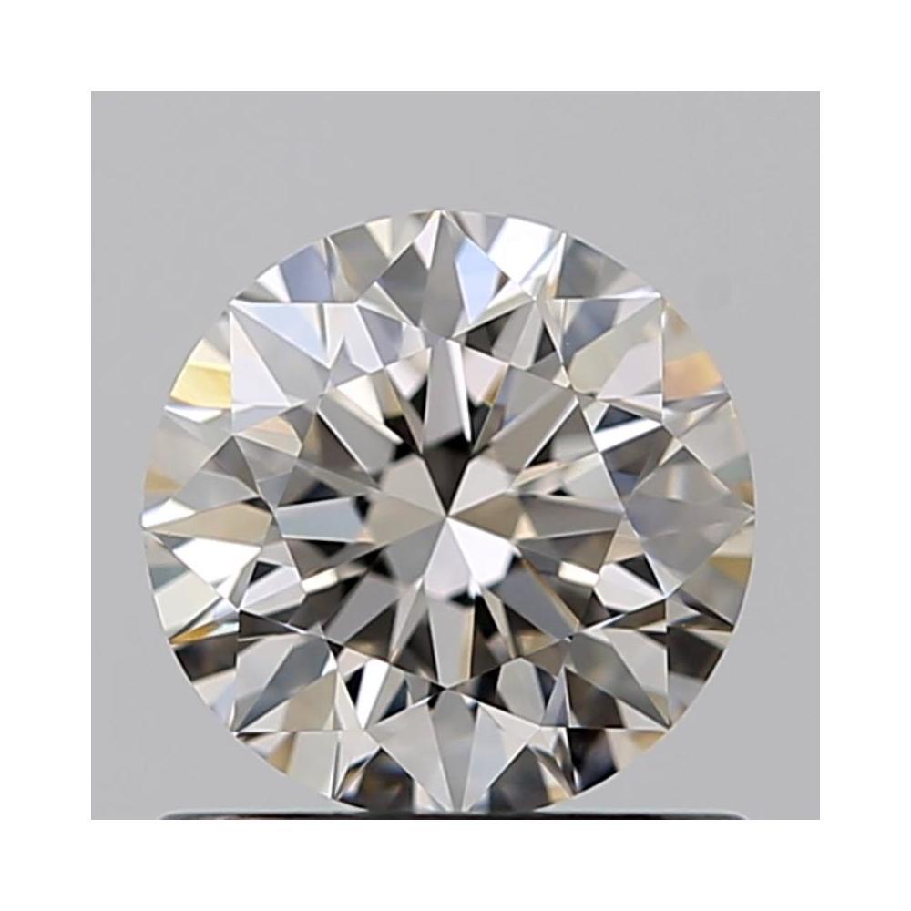 0.73 Carat Round Loose Diamond, J, VVS1, Super Ideal, GIA Certified