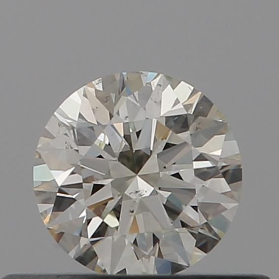0.33 Carat Round Loose Diamond, N, SI2, Super Ideal, GIA Certified | Thumbnail