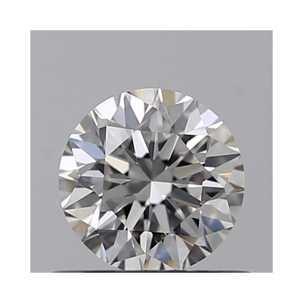 0.50 Carat Round Loose Diamond, F, IF, Very Good, GIA Certified | Thumbnail