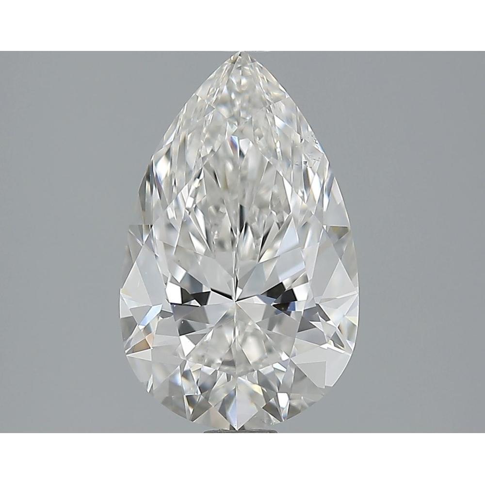 3.03 Carat Pear Loose Diamond, F, SI1, Super Ideal, GIA Certified | Thumbnail