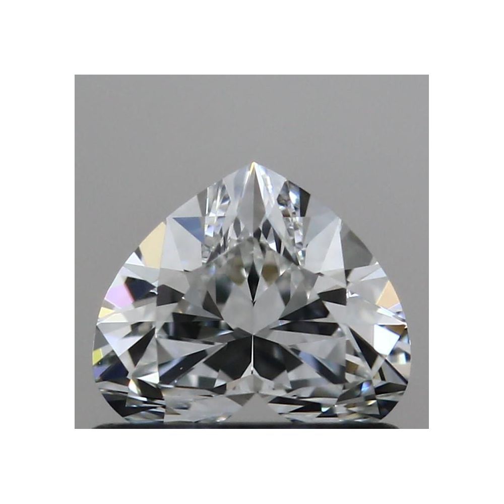 0.52 Carat Heart Loose Diamond, G, VS1, Super Ideal, GIA Certified