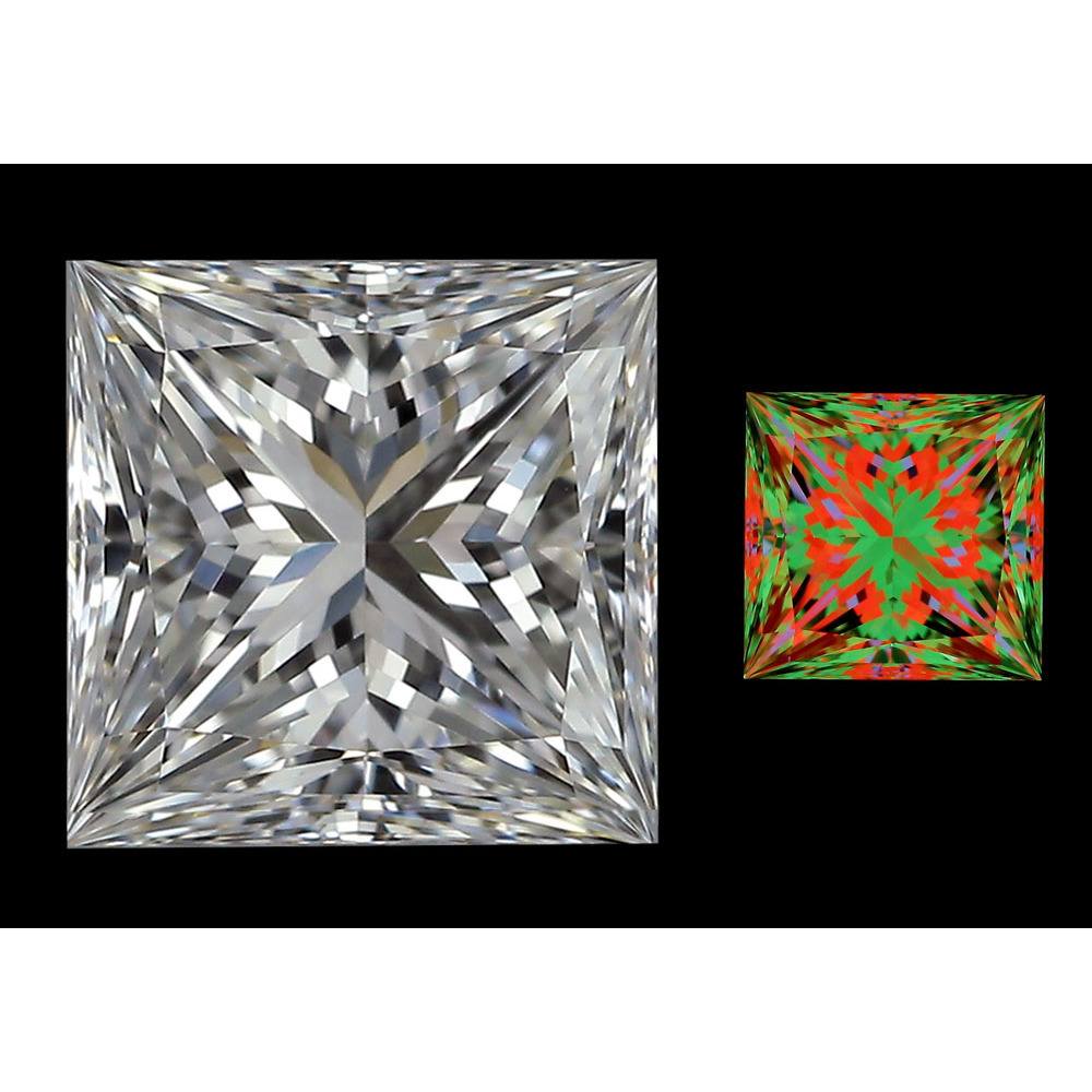 1.01 Carat Princess Loose Diamond, H, VVS2, Super Ideal, GIA Certified | Thumbnail