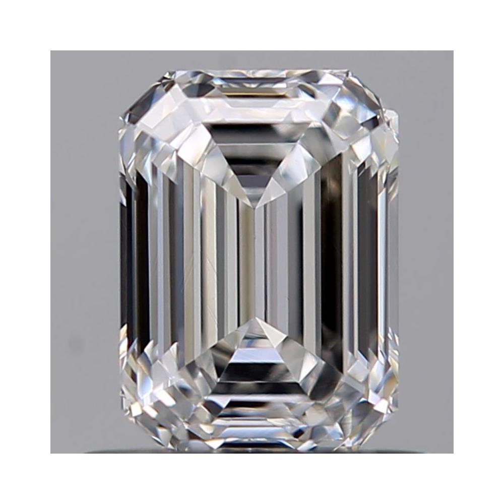 0.72 Carat Emerald Loose Diamond, D, VS1, Ideal, GIA Certified | Thumbnail