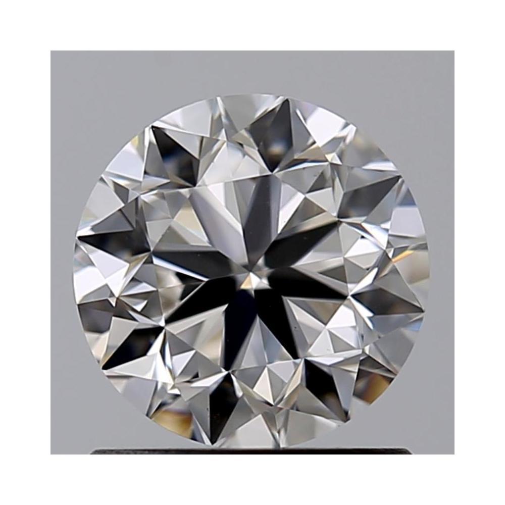 1.01 Carat Round Loose Diamond, H, VVS1, Excellent, GIA Certified | Thumbnail