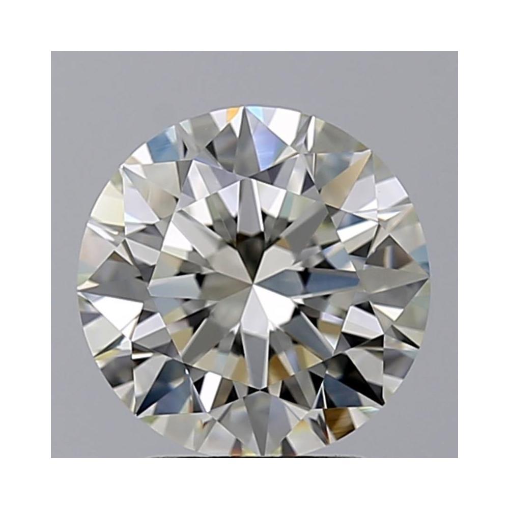 2.50 Carat Round Loose Diamond, K, VVS1, Super Ideal, GIA Certified
