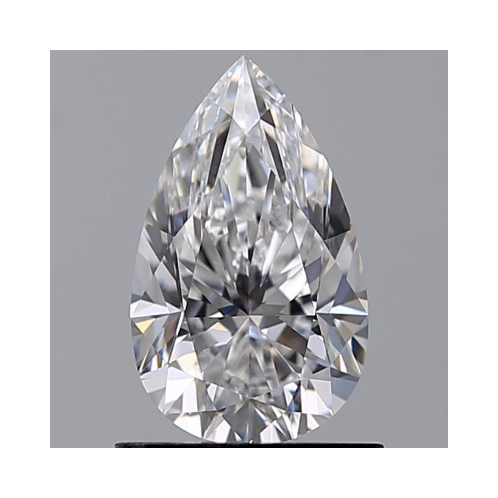 1.00 Carat Pear Loose Diamond, D, VS1, Excellent, GIA Certified | Thumbnail