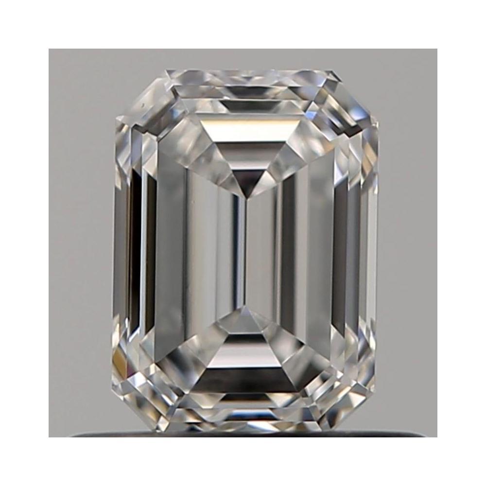 0.60 Carat Emerald Loose Diamond, F, VVS1, Super Ideal, GIA Certified