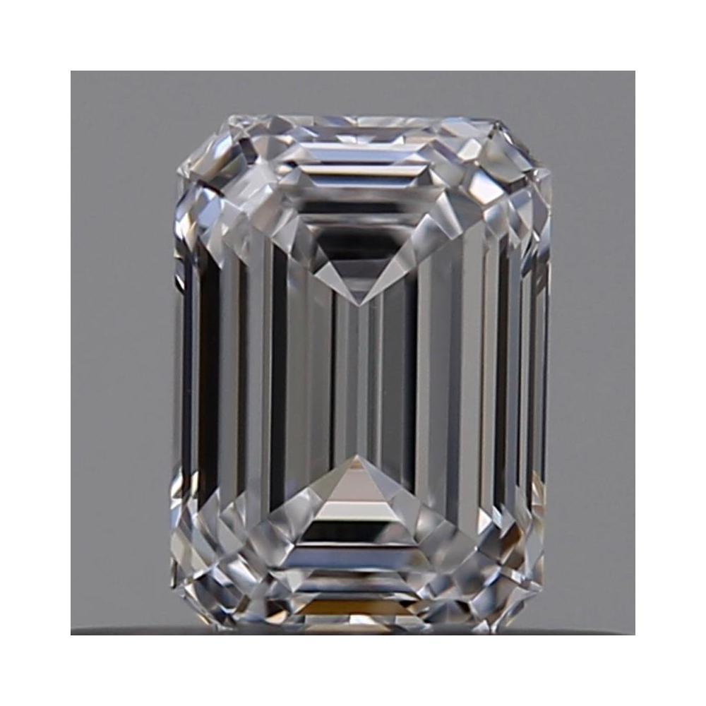 0.33 Carat Emerald Loose Diamond, D, VVS2, Ideal, GIA Certified