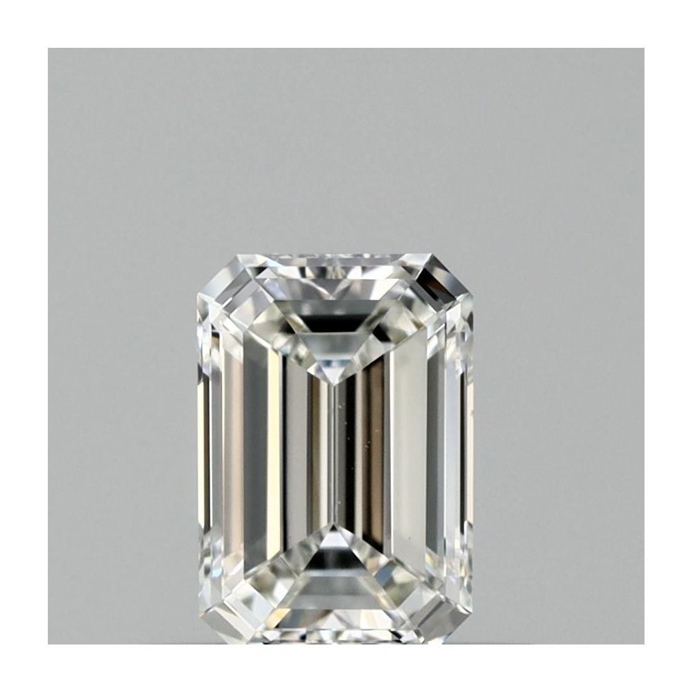 0.41 Carat Emerald Loose Diamond, H, VVS2, Super Ideal, GIA Certified | Thumbnail