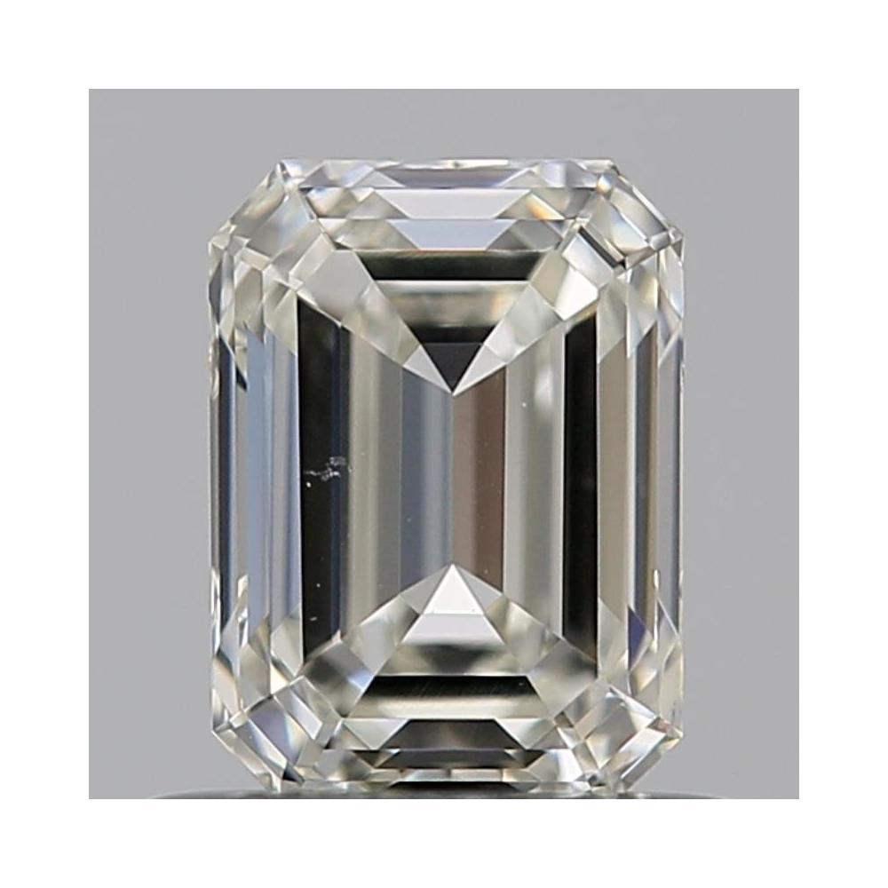 0.61 Carat Emerald Loose Diamond, J, VVS1, Ideal, GIA Certified | Thumbnail
