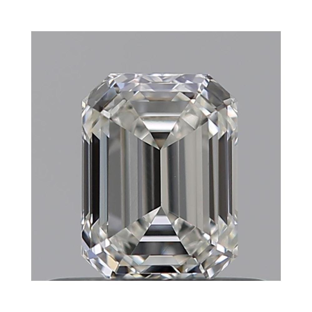 0.50 Carat Emerald Loose Diamond, H, VVS1, Ideal, GIA Certified