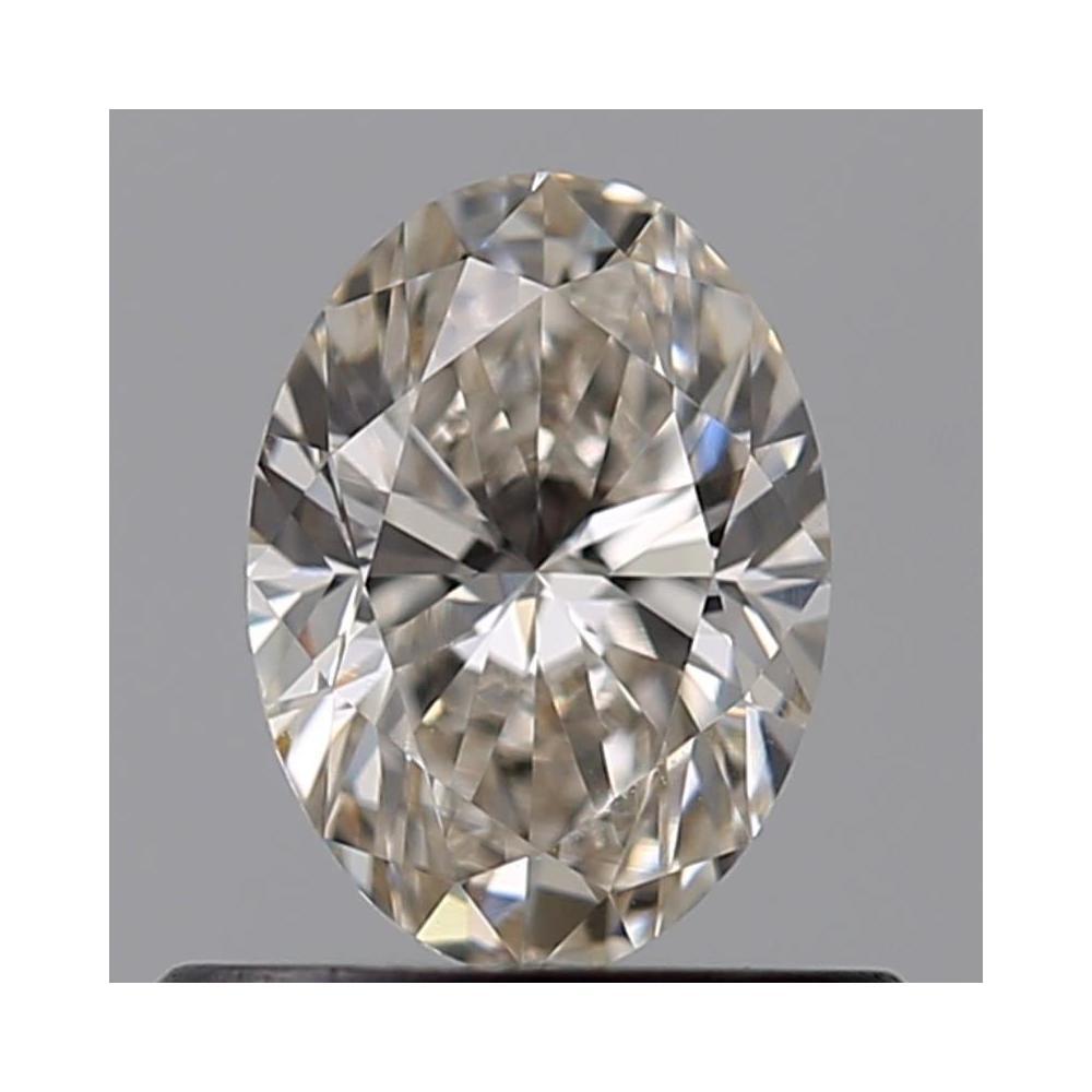 0.51 Carat Oval Loose Diamond, I, VVS2, Ideal, GIA Certified