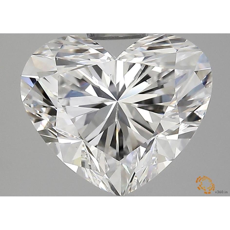 4.01 Carat Heart Loose Diamond, E, VS1, Super Ideal, GIA Certified