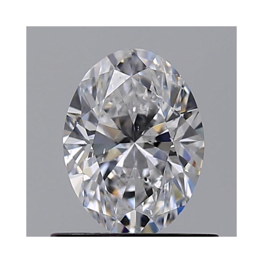 0.70 Carat Oval Loose Diamond, D, SI1, Ideal, GIA Certified