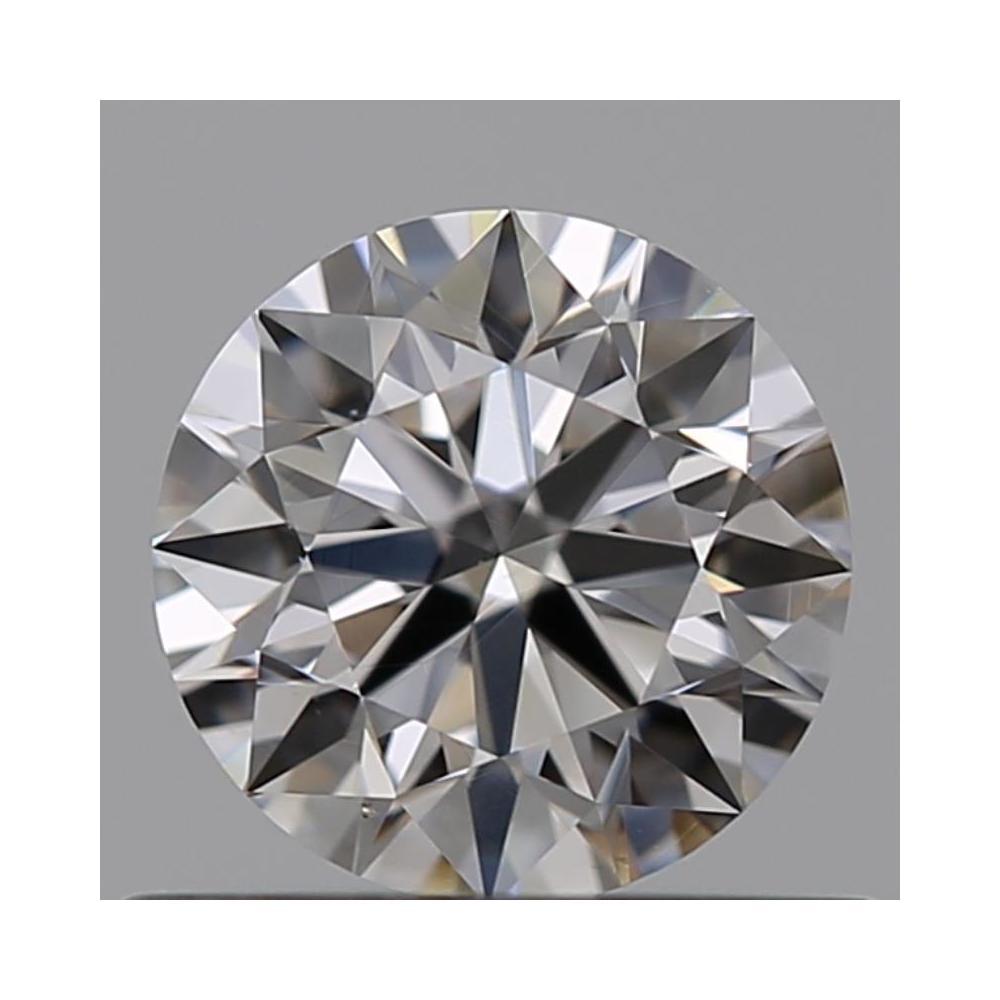 0.45 Carat Round Loose Diamond, H, SI1, Super Ideal, GIA Certified