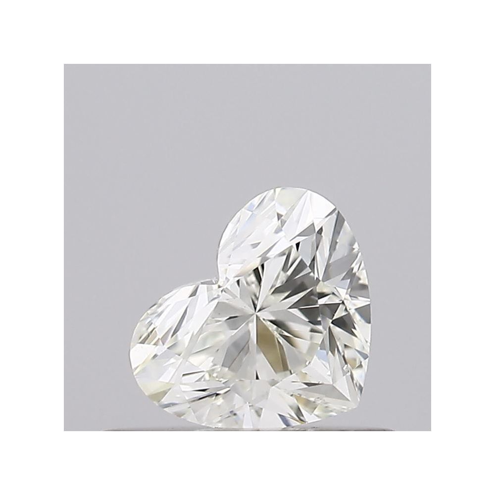 0.40 Carat Heart Loose Diamond, J, VS2, Super Ideal, GIA Certified | Thumbnail