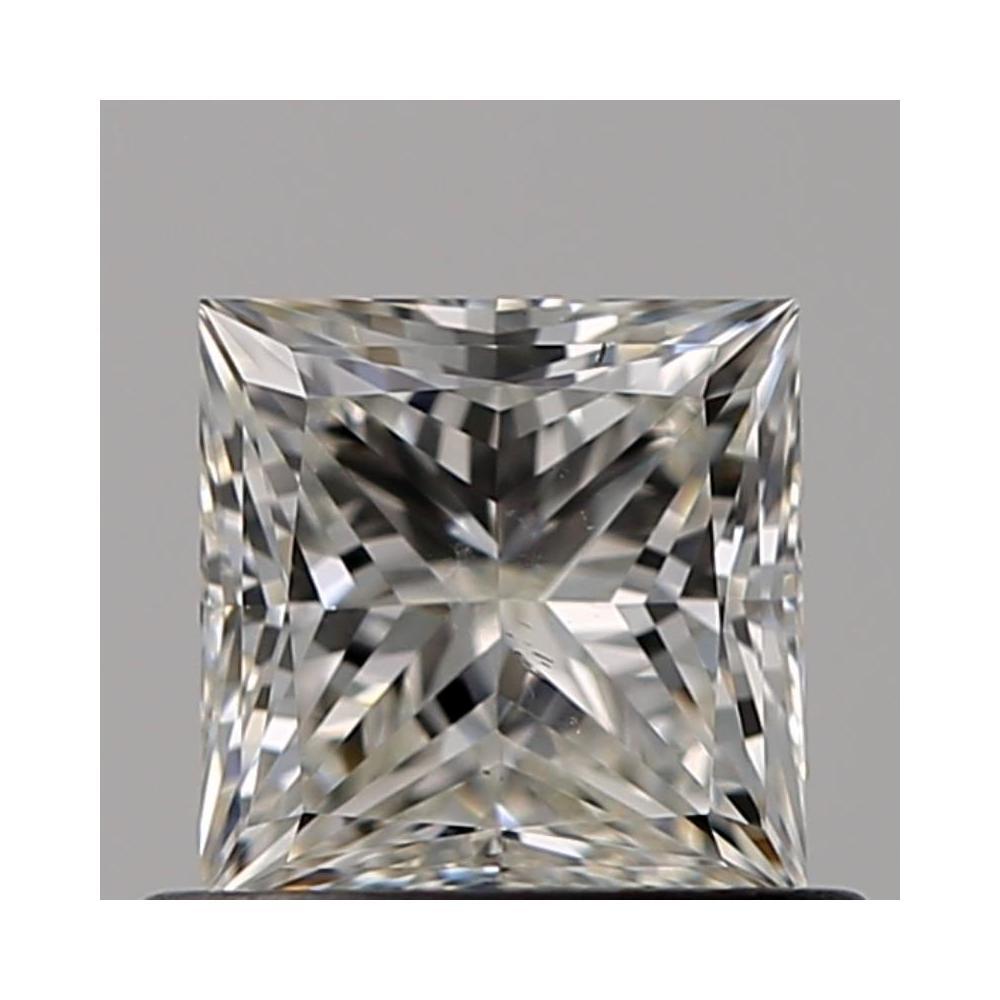 0.57 Carat Princess Loose Diamond, I, SI1, Ideal, GIA Certified | Thumbnail