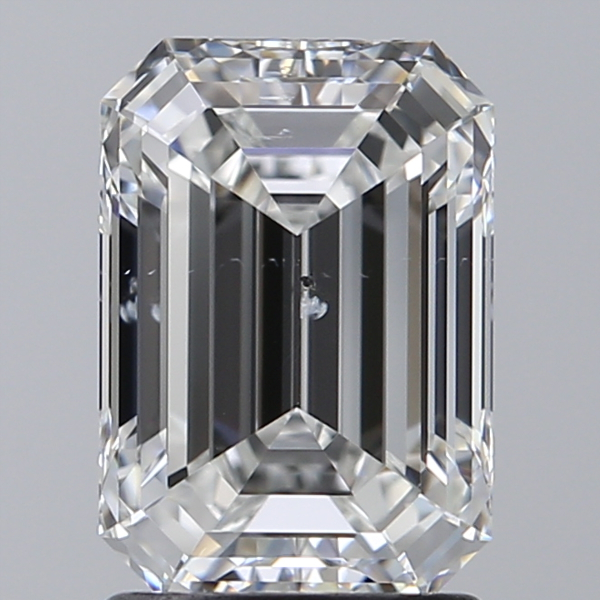 1.71 Carat Emerald Loose Diamond, E, SI1, Super Ideal, GIA Certified | Thumbnail