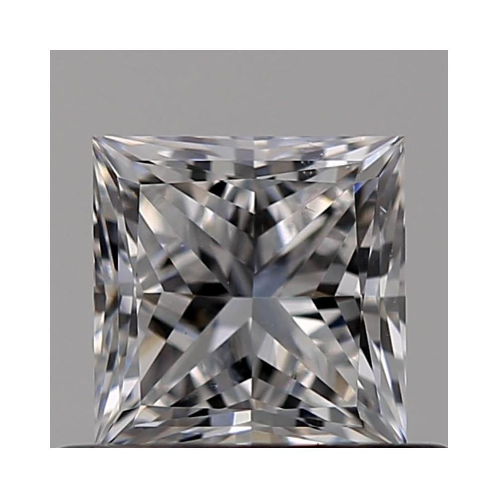 0.50 Carat Princess Loose Diamond, D, VS2, Ideal, GIA Certified | Thumbnail