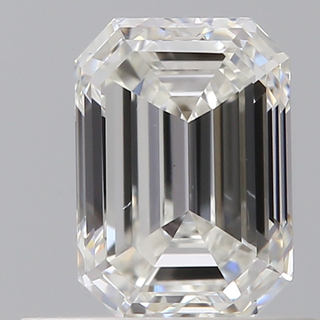 0.61 Carat Emerald Loose Diamond, H, VS1, Ideal, GIA Certified | Thumbnail