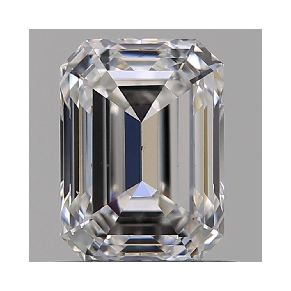 0.76 Carat Emerald Loose Diamond, E, VS2, Ideal, GIA Certified | Thumbnail