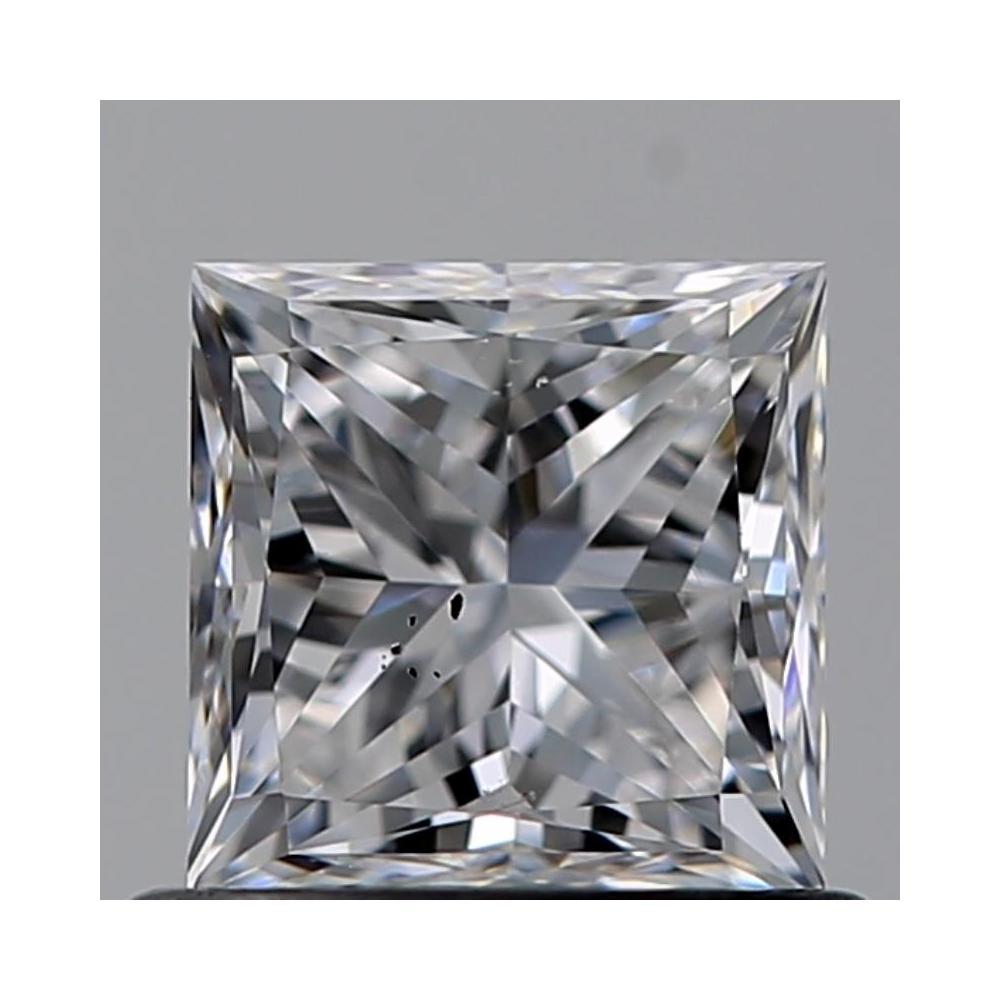 0.70 Carat Princess Loose Diamond, D, SI1, Excellent, GIA Certified