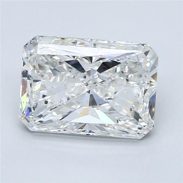 3.01 Carat Radiant Loose Diamond, F, SI2, Super Ideal, GIA Certified