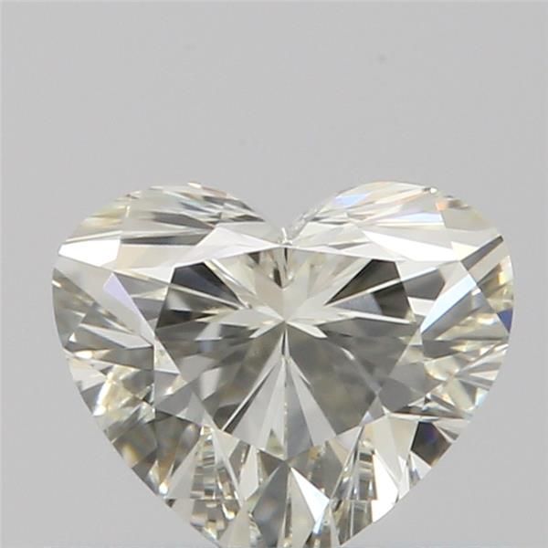 0.41 Carat Heart Loose Diamond, L, IF, Excellent, GIA Certified | Thumbnail