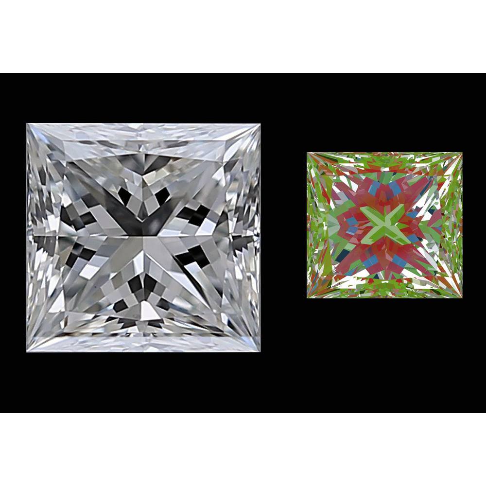 1.01 Carat Princess Loose Diamond, G, VVS2, Super Ideal, GIA Certified | Thumbnail