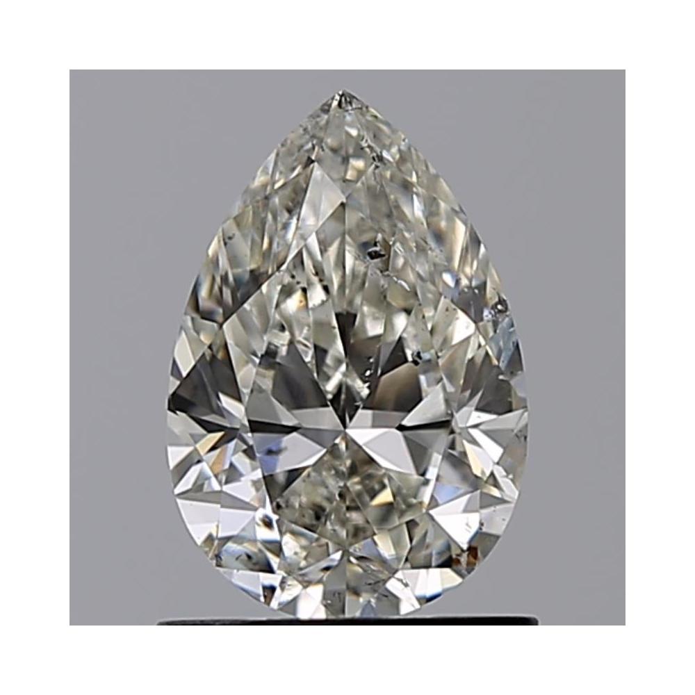 1.03 Carat Pear Loose Diamond, J, SI2, Super Ideal, GIA Certified