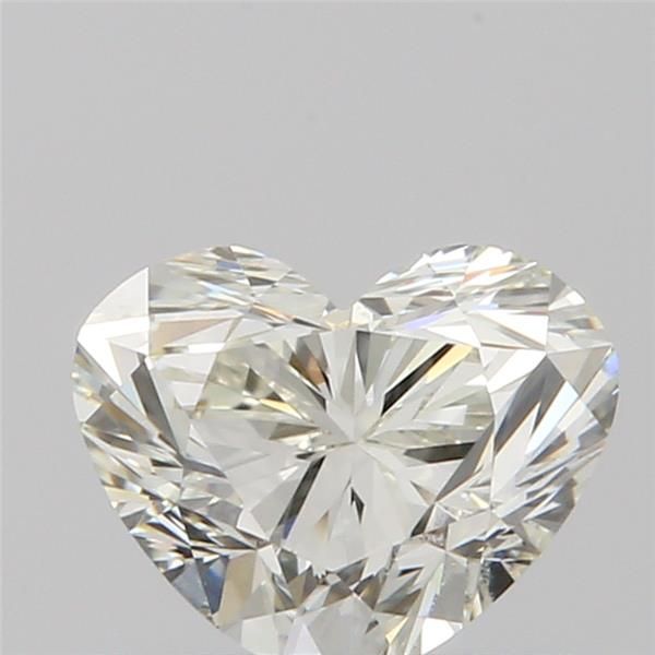 0.52 Carat Heart Loose Diamond, K, SI1, Ideal, GIA Certified