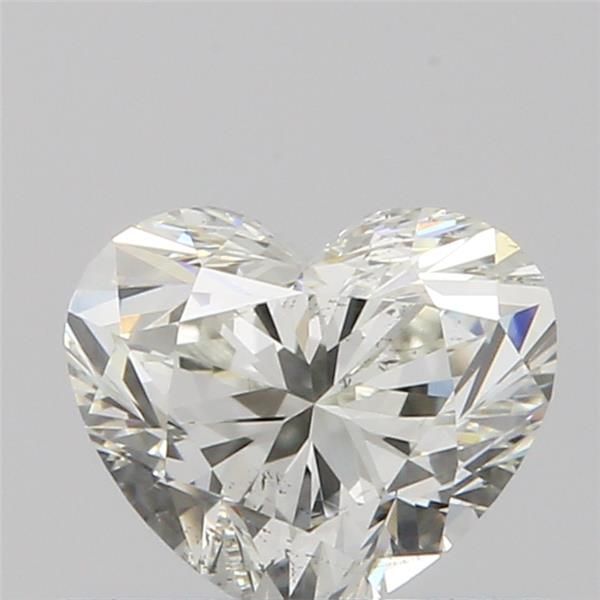 0.51 Carat Heart Loose Diamond, J, SI1, Ideal, GIA Certified | Thumbnail