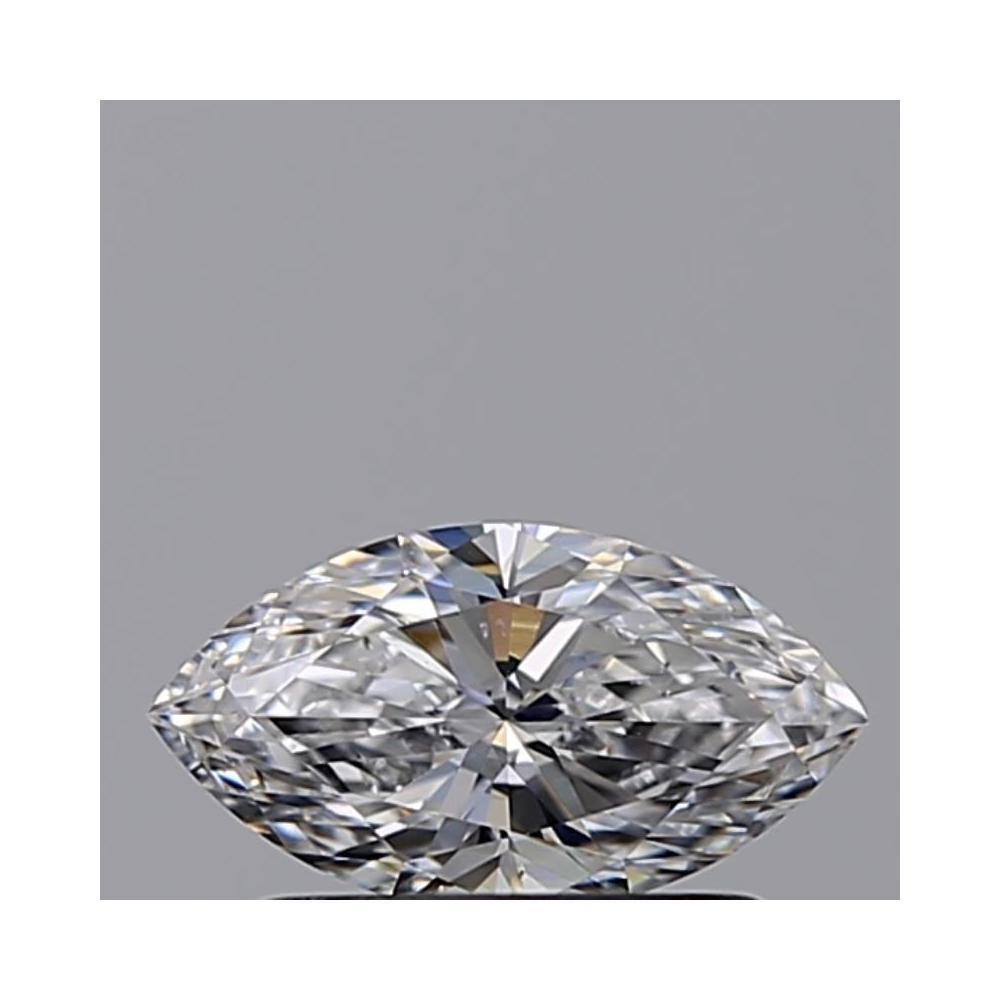 0.50 Carat Marquise Loose Diamond, D, VS2, Ideal, GIA Certified | Thumbnail