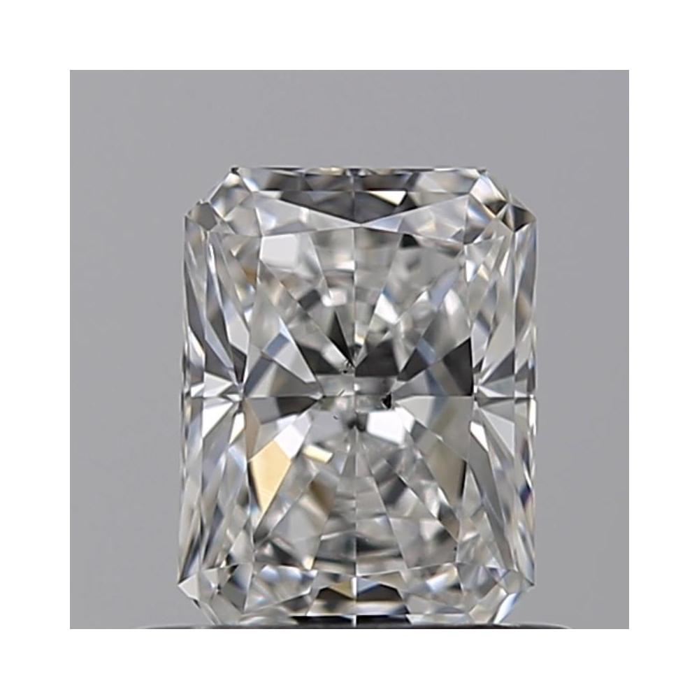 0.60 Carat Radiant Loose Diamond, F, SI1, Ideal, GIA Certified