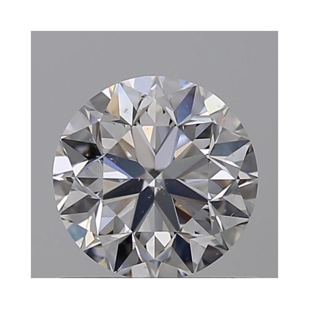 0.90 Carat Round Loose Diamond, D, VS2, Excellent, GIA Certified