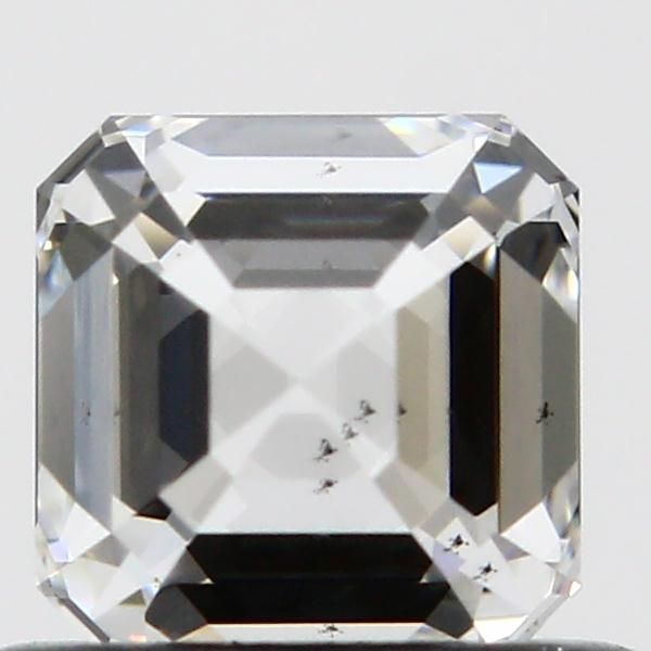 0.60 Carat Asscher Loose Diamond, E, VS2, Ideal, GIA Certified