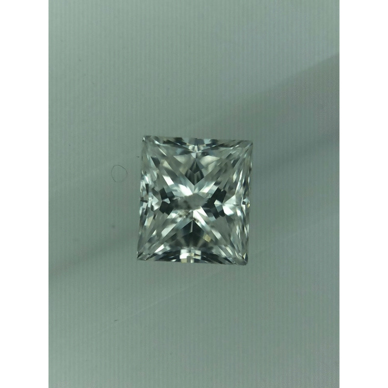 0.77 Carat Princess Loose Diamond, E, I1, Good, EGL Certified