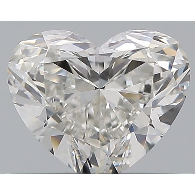0.55 Carat Heart Loose Diamond, H, VS1, Super Ideal, GIA Certified