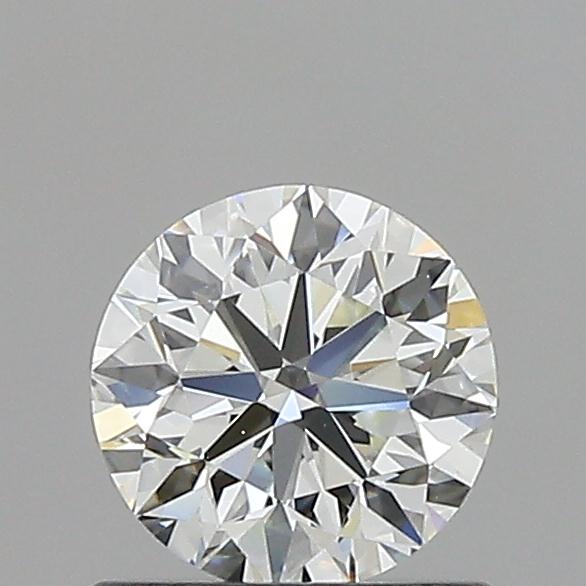 0.70 Carat Round Loose Diamond, J, IF, Excellent, GIA Certified