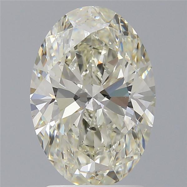 2.01 Carat Oval Loose Diamond, L, SI2, Super Ideal, GIA Certified