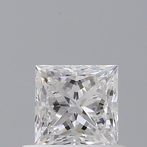 0.51 Carat Princess Loose Diamond, D, VS2, Ideal, GIA Certified | Thumbnail