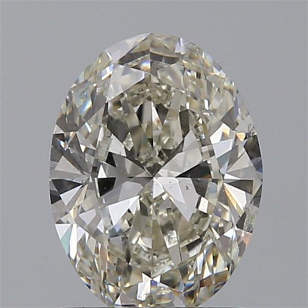 1.01 Carat Oval Loose Diamond, J, SI2, Super Ideal, GIA Certified | Thumbnail