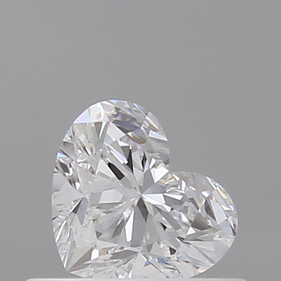 0.53 Carat Heart Loose Diamond, D, VVS2, Super Ideal, GIA Certified | Thumbnail