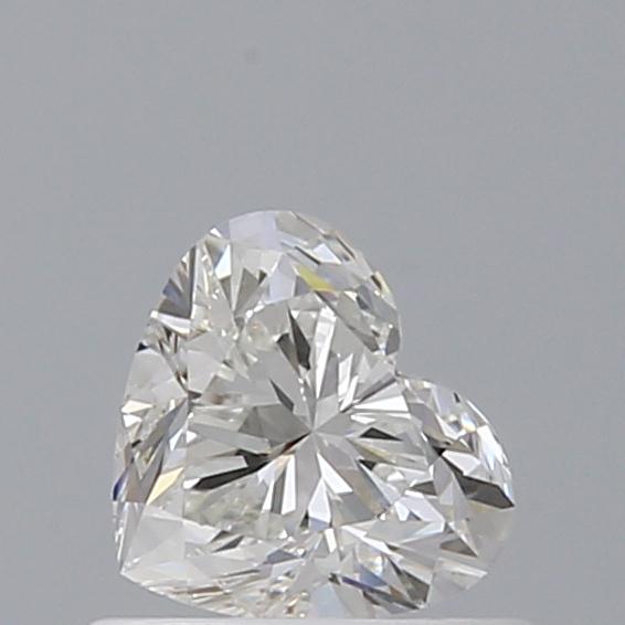 0.50 Carat Heart Loose Diamond, G, VVS1, Super Ideal, GIA Certified